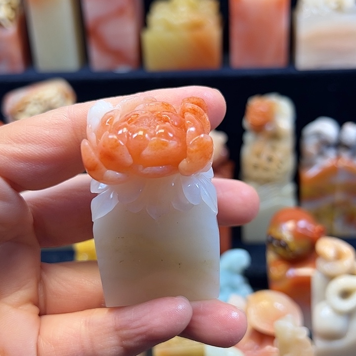 寿山石印石寿山石手工雕刻