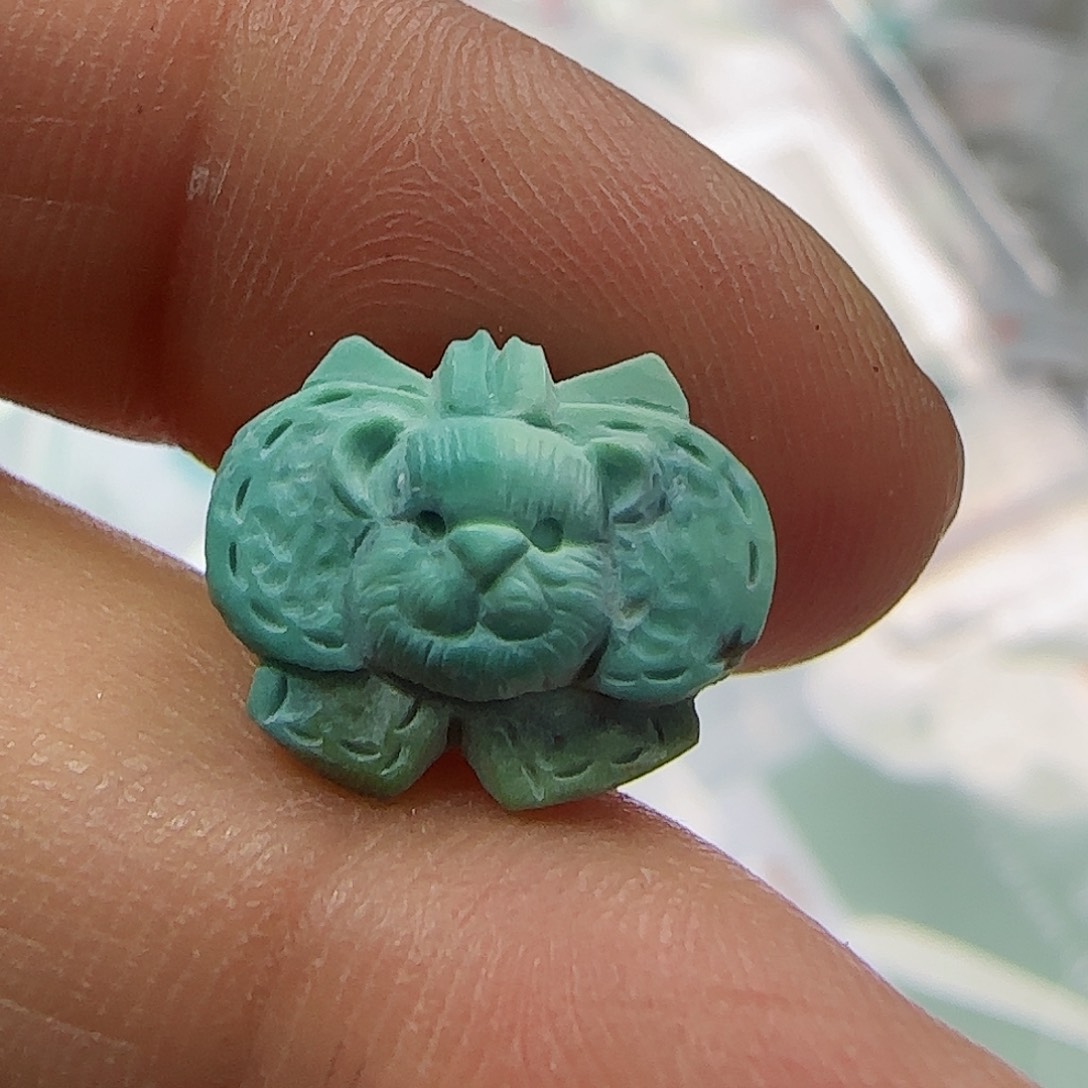 绿松石珠宝半成品未镶嵌