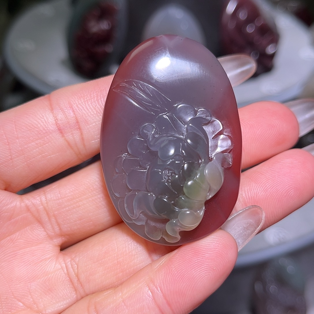 文***6玛瑙/玉髓未镶嵌颈饰
