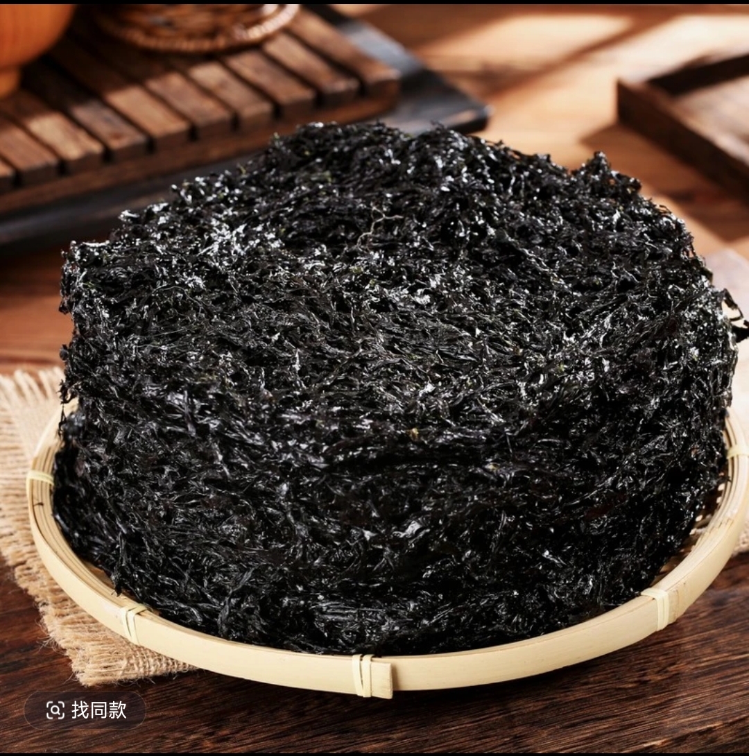 六鳌头水紫菜无沙2025年新紫菜日晒