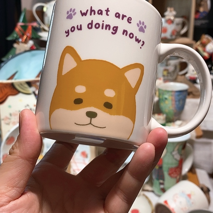 韩国马克杯…………柴犬