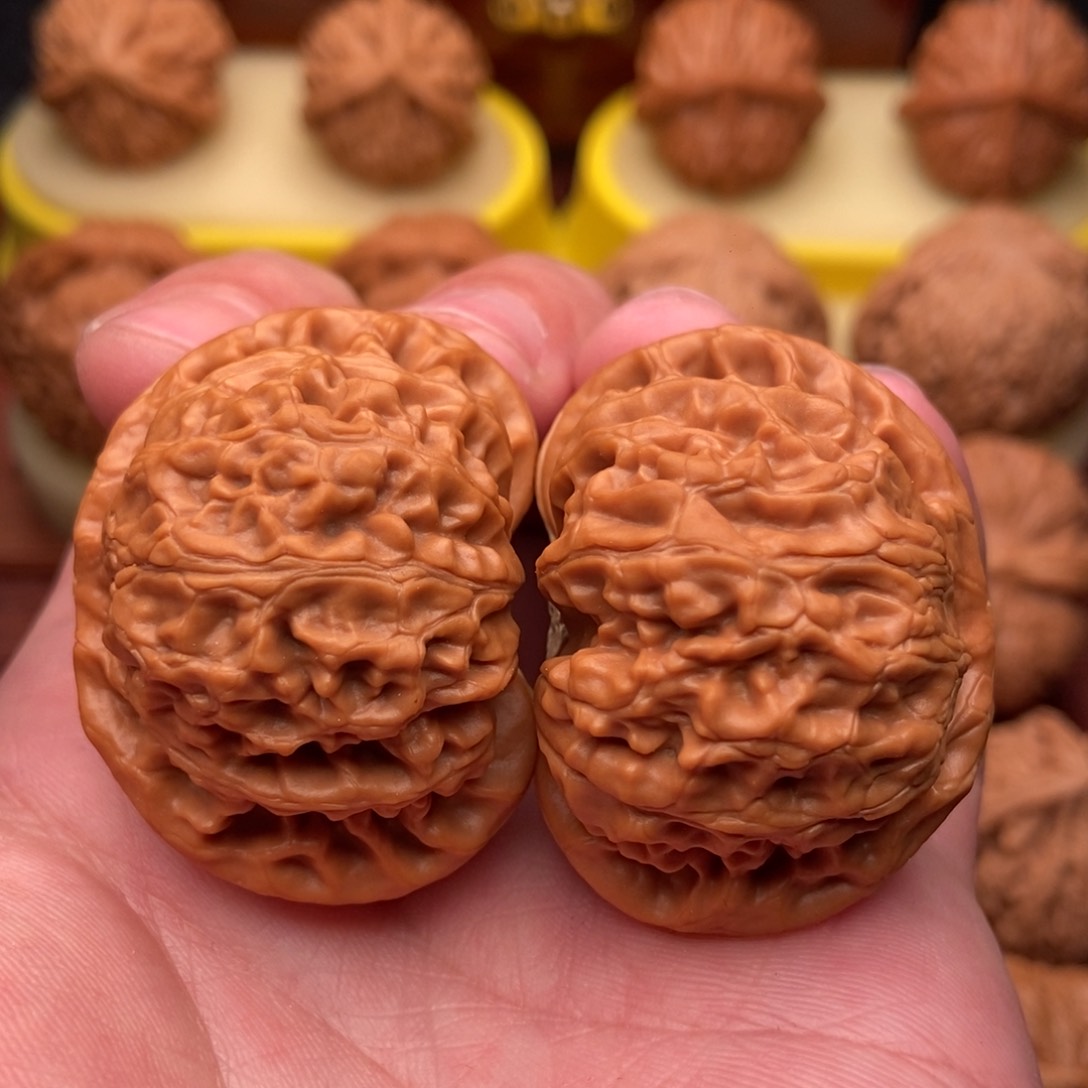 桃核把件精品大宫灯42