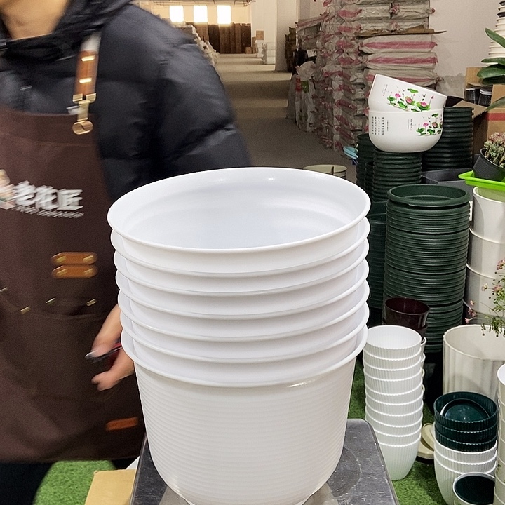 矮陶口30高22白色带套拖7只
