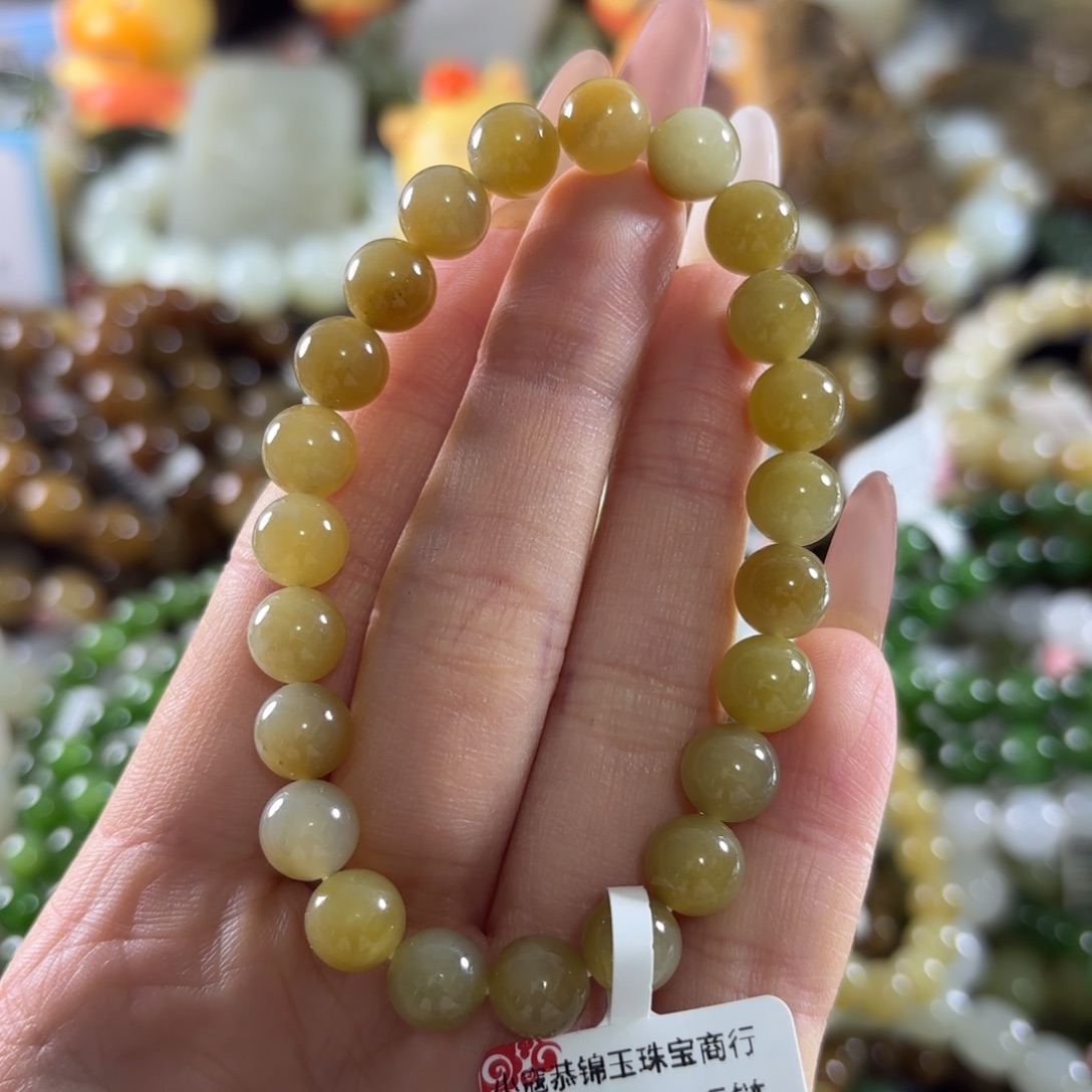 和田玉未镶嵌手链572