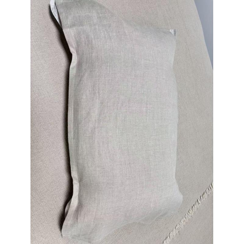 【双雨露黄金纱】100%双雨露汉麻四季枕巾可水洗防尘简约【一对装】