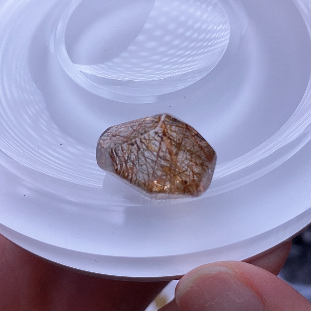水晶天然水晶定制打孔不退换未镶嵌静*