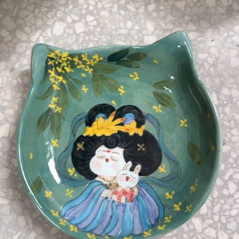 炉景德镇釉下手绘陶瓷 