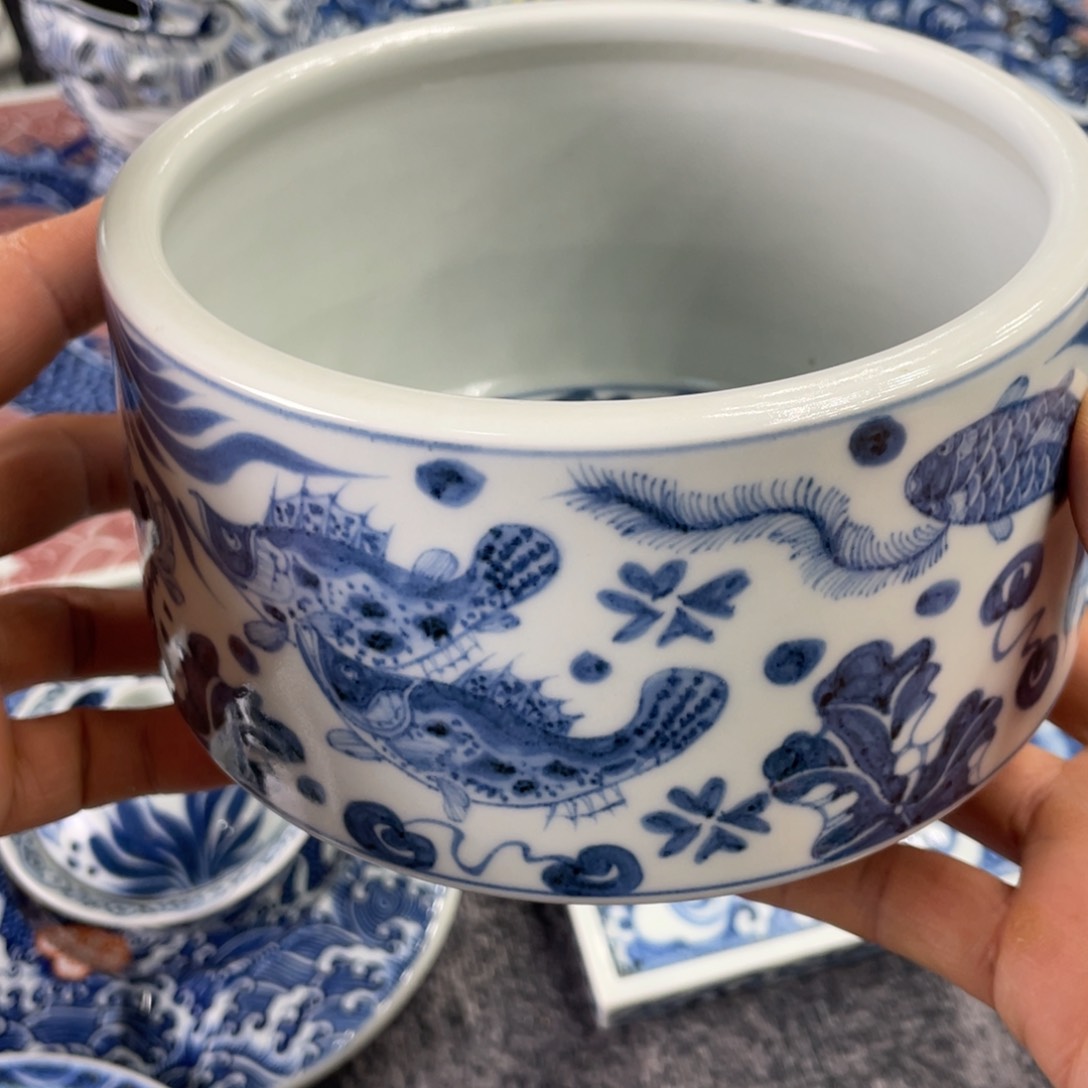?**J景德镇手工手绘陶瓷