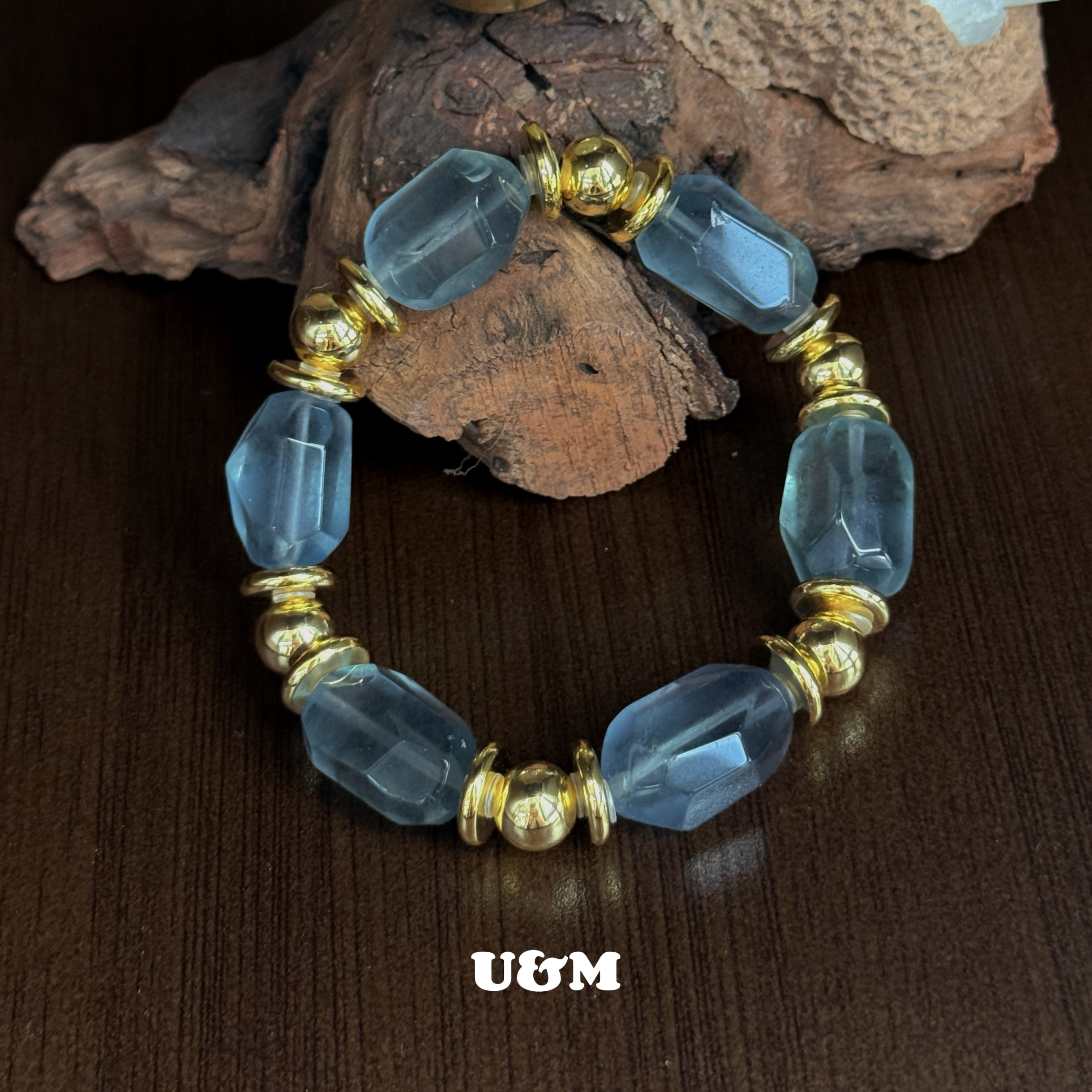 U&M | 彩耀系列 | 蓝萤石随形