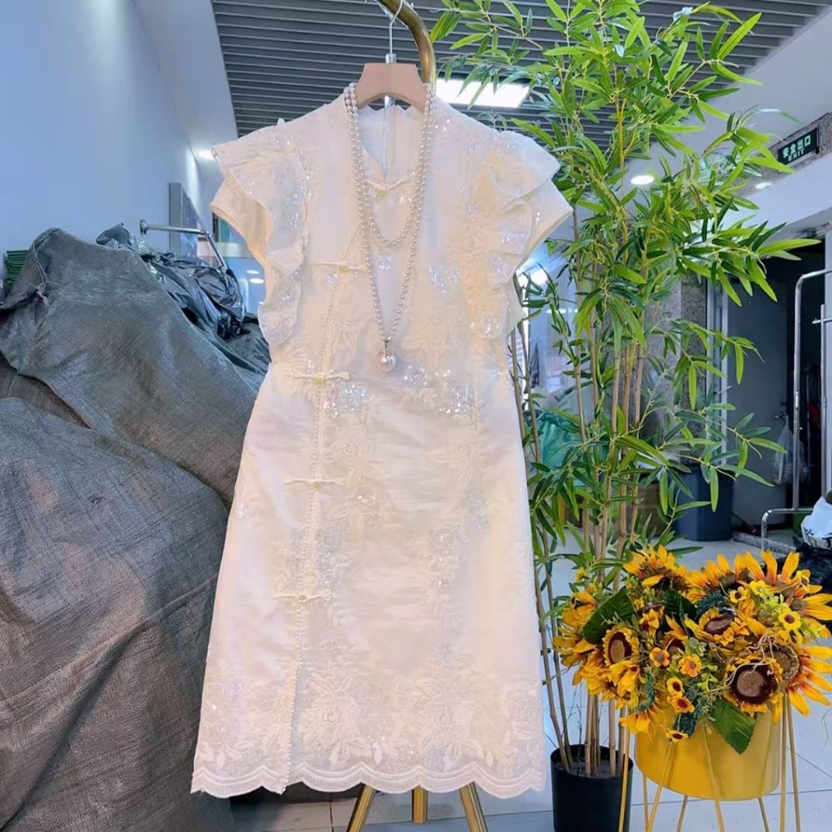 2025婷婷家新款大码旗袍女装