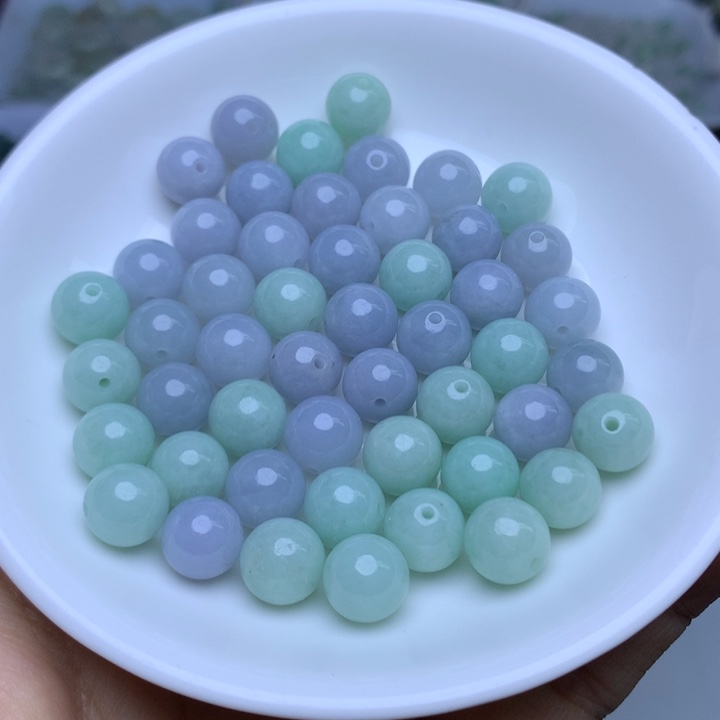 散珠翡翠卡10冰紫绿10个