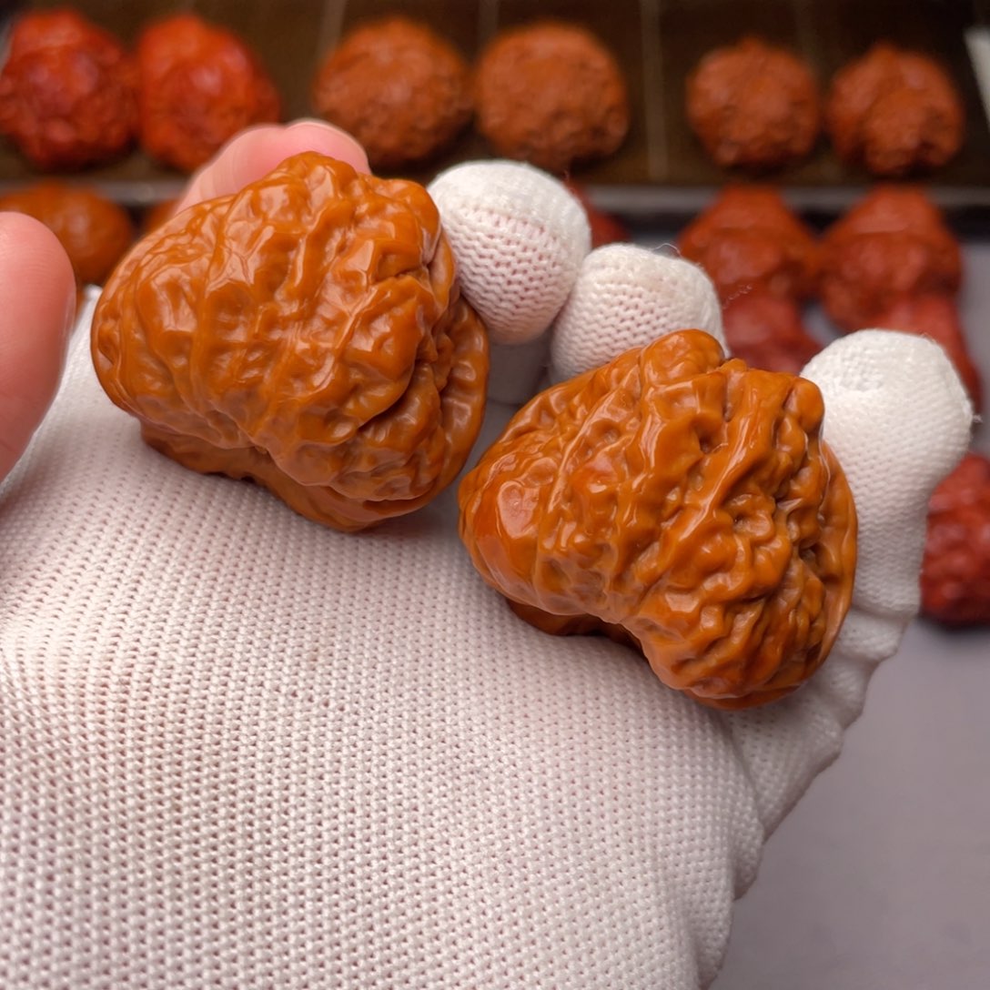 文玩核桃把件蛤蟆头39