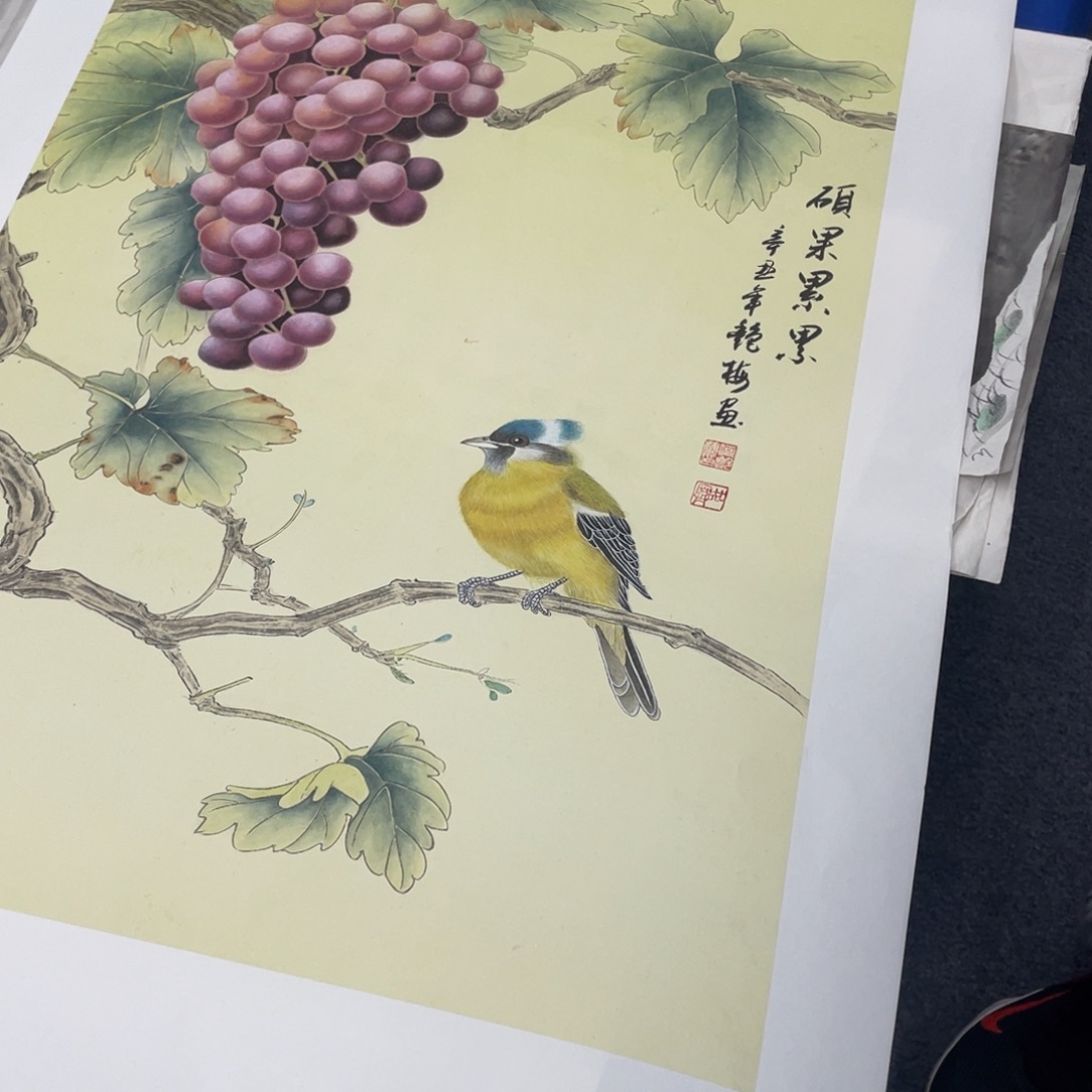 董***波国画手绘国画欣赏一下