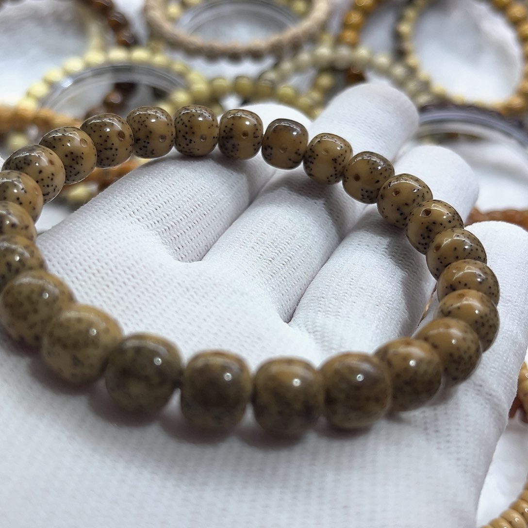 星月菩提吊坠老串一线天