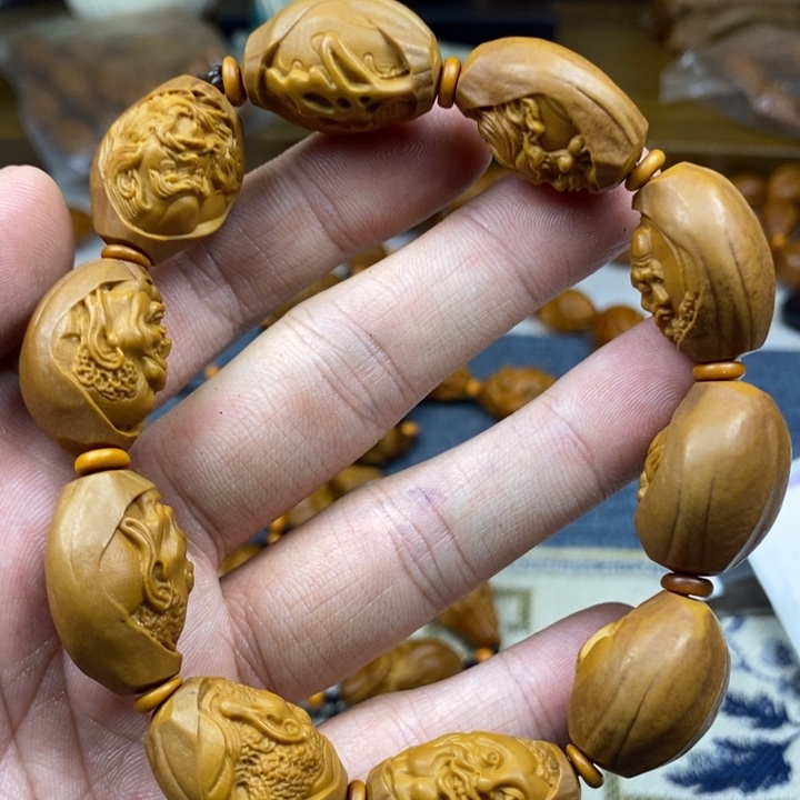 橄榄核手串/手链橄榄核雕工艺手串