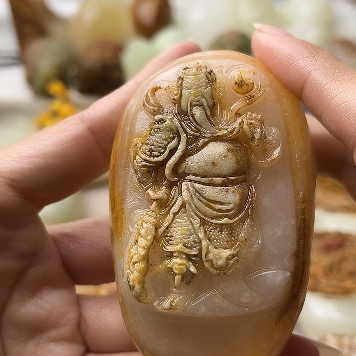 石材古青石不退换关公