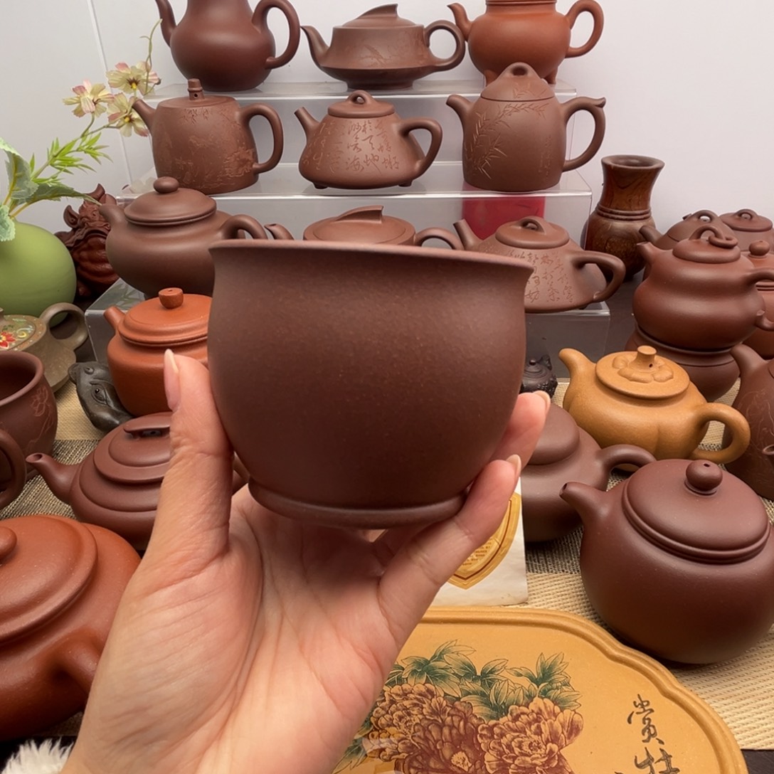 厚***发茶壶紫砂底槽清主人杯
