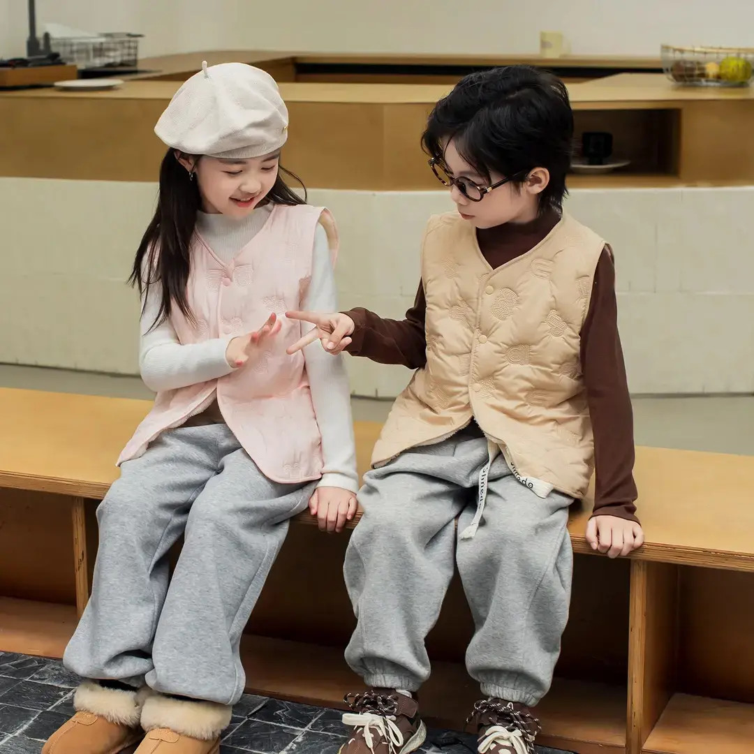 【校服神器】男女童宝宝马甲新款夹棉加绒保暖背心内外穿潮流坎肩儿