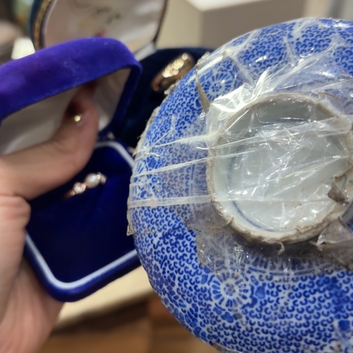 陶瓷古美术置物摆件