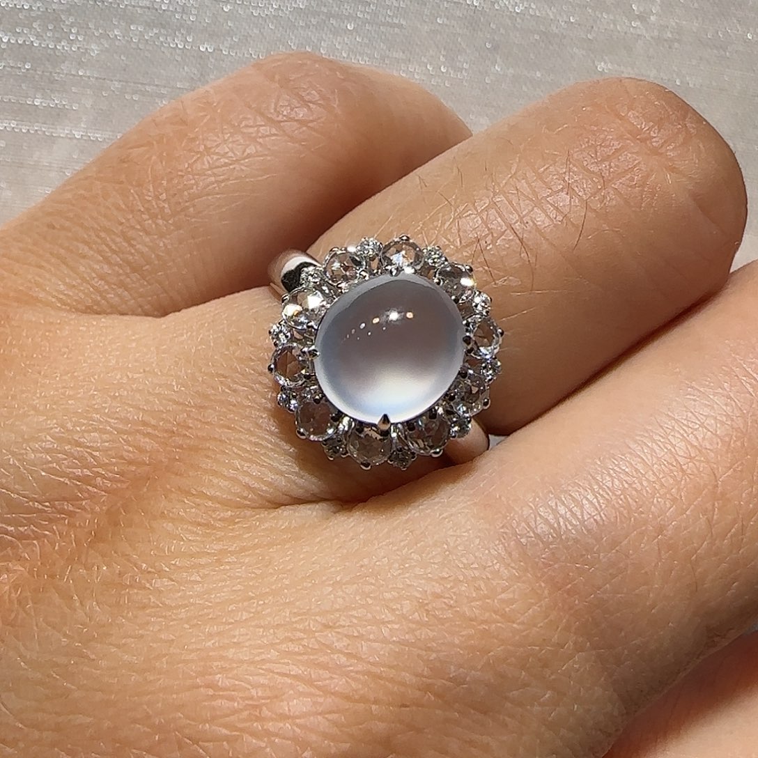 翡翠18K金镶嵌戒指戒指