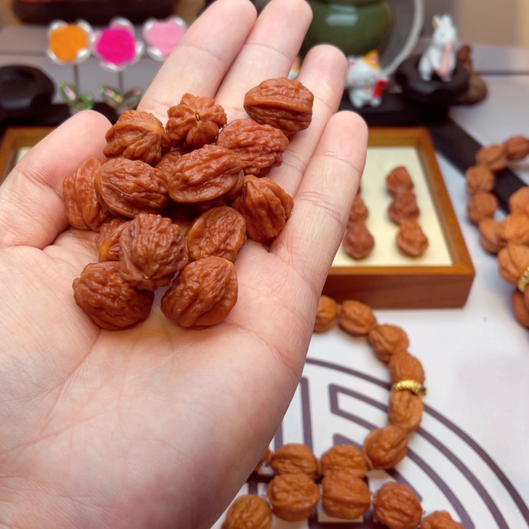 文玩核桃手串拉***长蛤蟆头