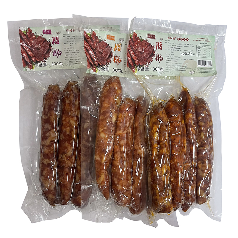 QISHUBA/漆树坝腊肠麻辣五香广味风干腊肠精选优质农家猪肉