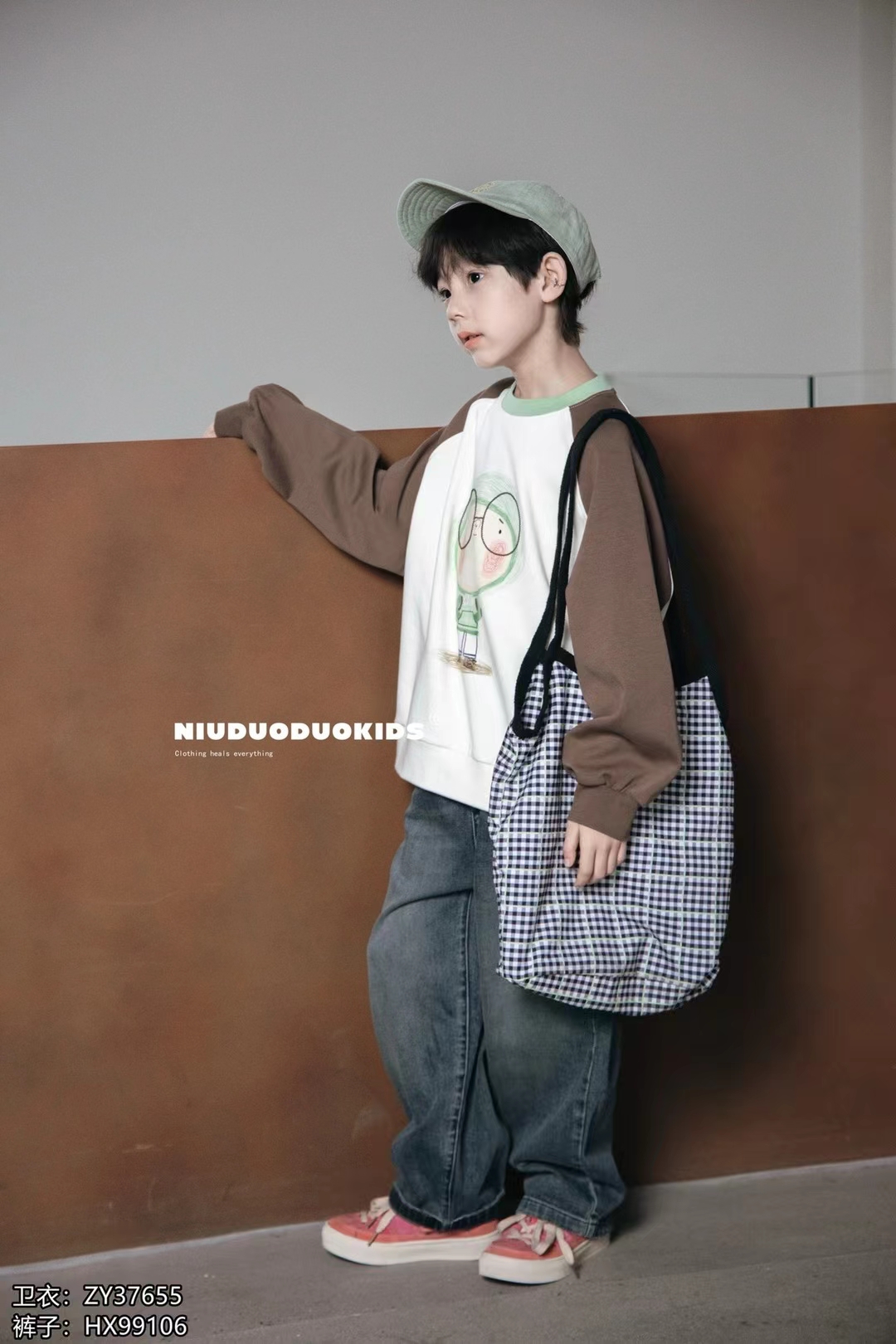 2025牛哆哆休闲韩版潮款男女童卫衣