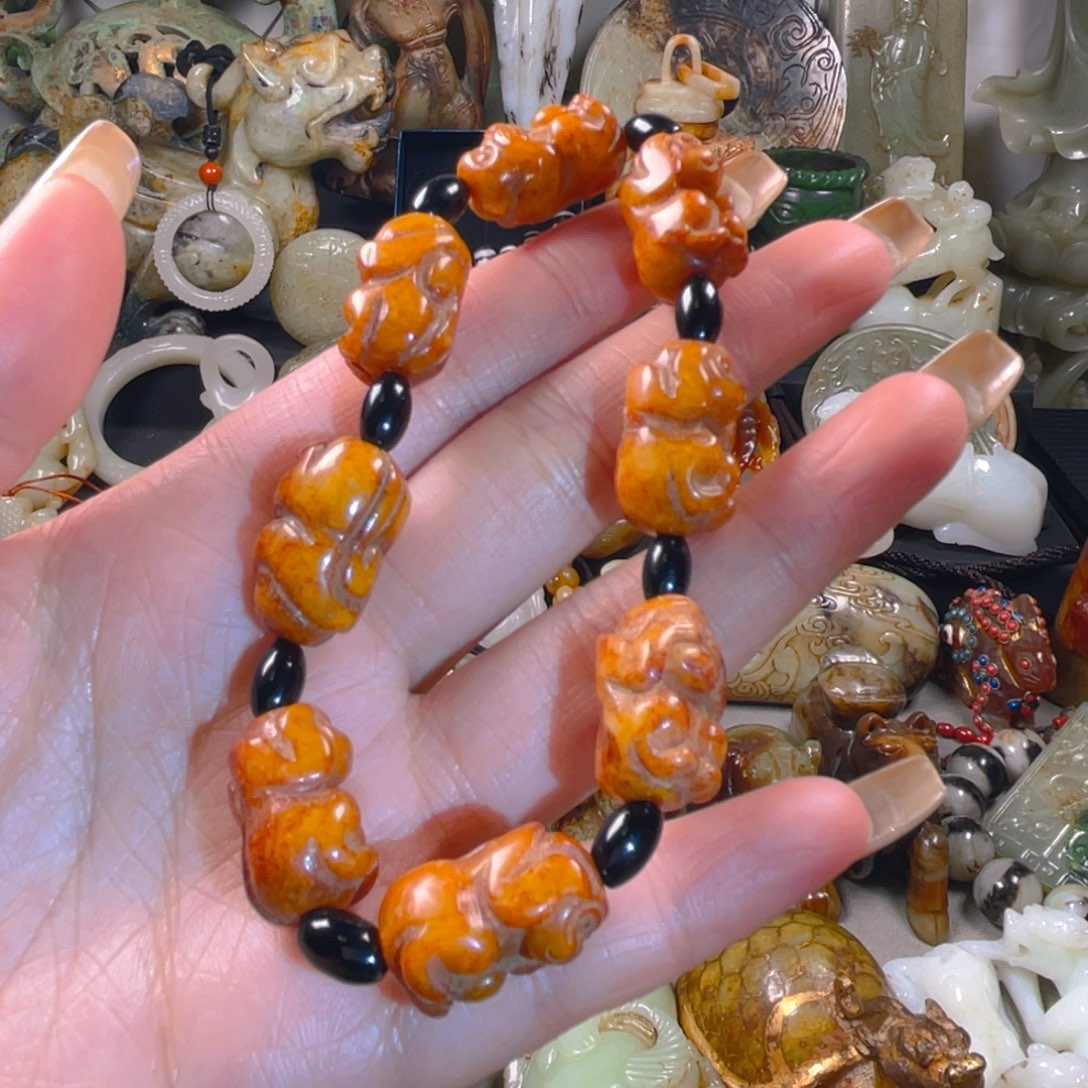 和田玉挂件未镶嵌17