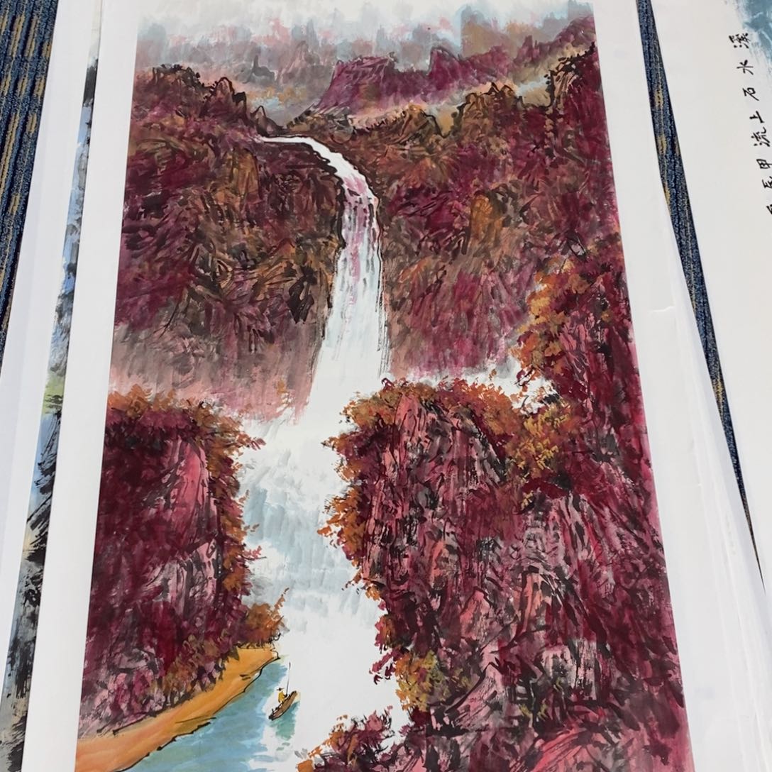 国画崔广成四尺曈