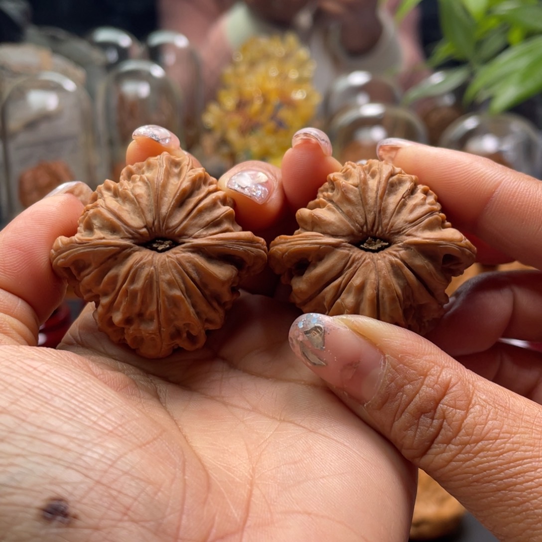 不***！文玩核桃把件磨盘41