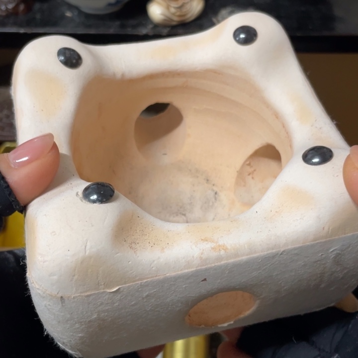 陶中古工艺品摆件