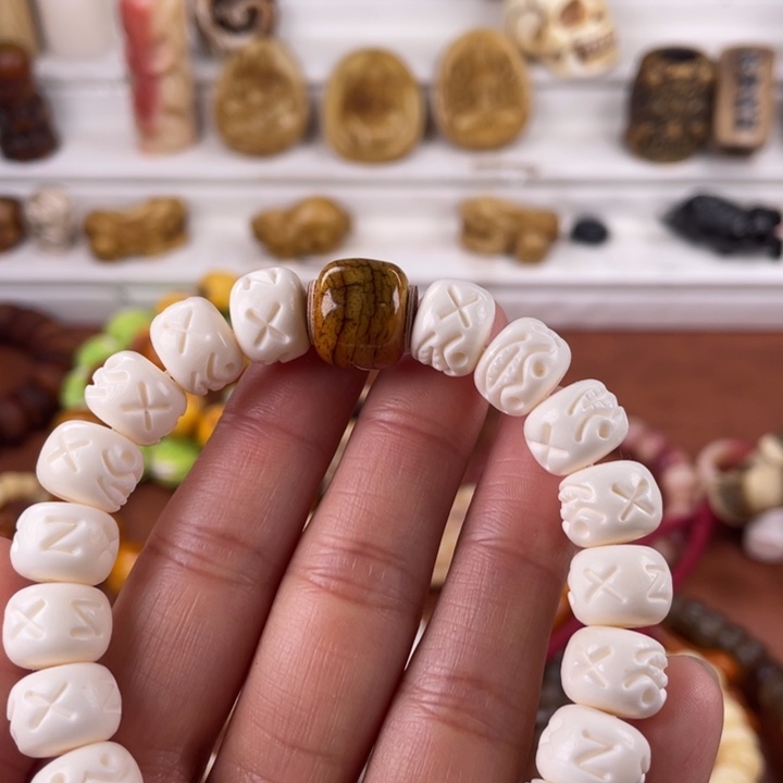 驼骨其他鹿角雕刻阿呆12