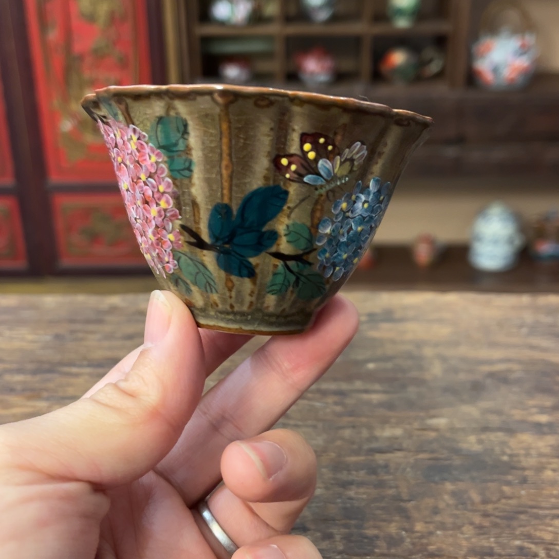 景德镇柴烧手工手绘陶瓷