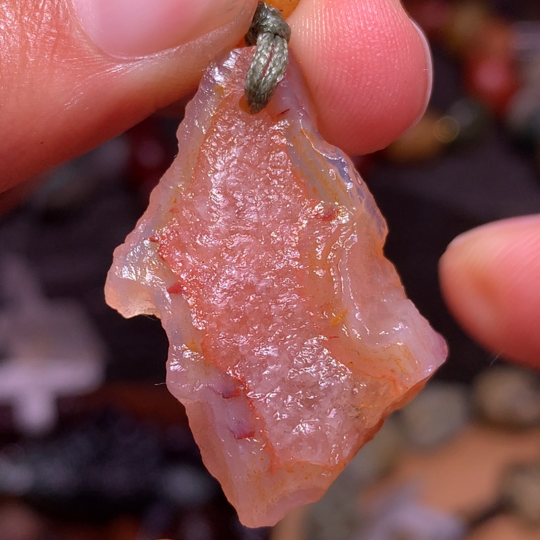 未镶嵌玛瑙/玉髓珠宝半成品