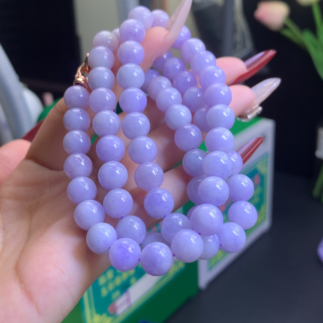 翡翠颈饰未镶嵌天然