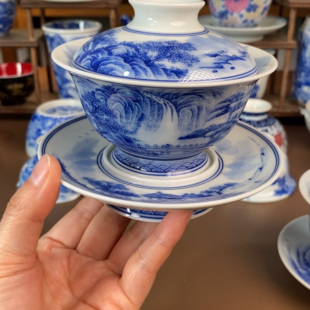 杯景德镇陶瓷手工手绘