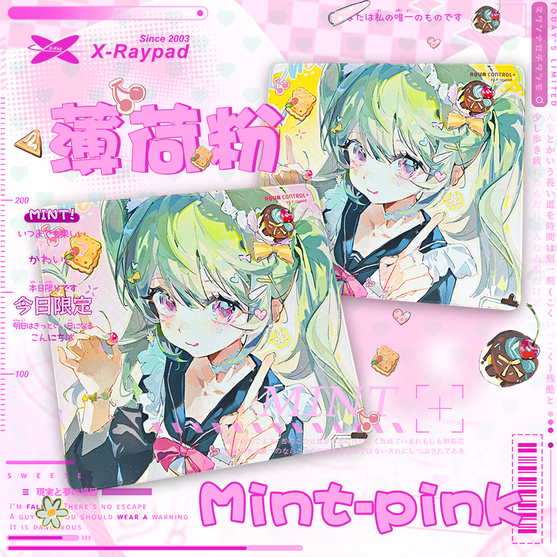 艾可斯锐 X-Raypad AC+ 【中性均衡鼠标垫】粗面电竞无畏契约CSGO