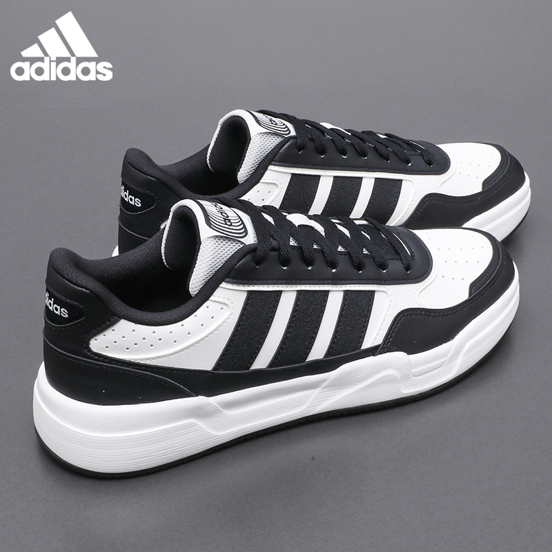 adidas阿迪达斯板鞋男女同款冬季时尚潮流休闲小白鞋运动鞋KI1497