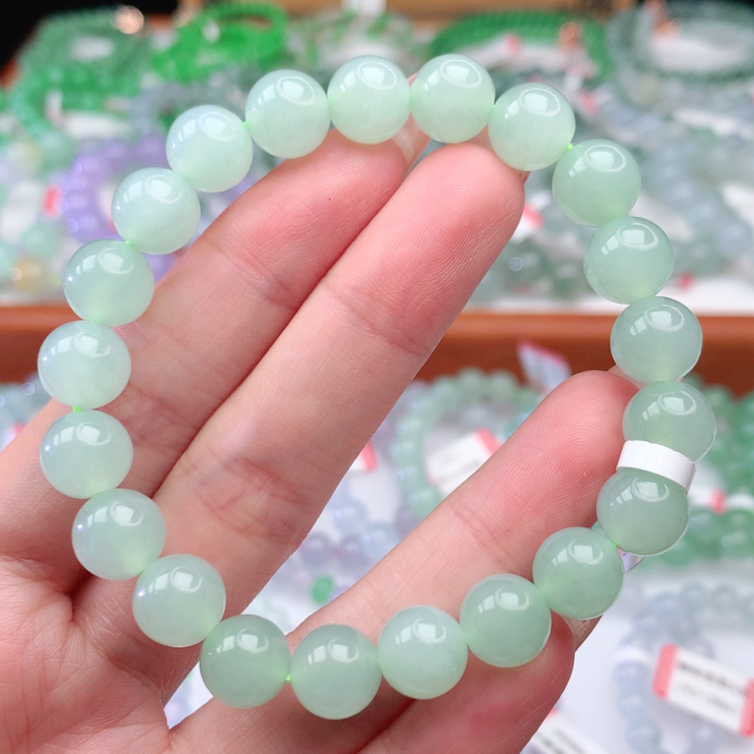 翡翠手链未镶嵌翡翠9.5mm