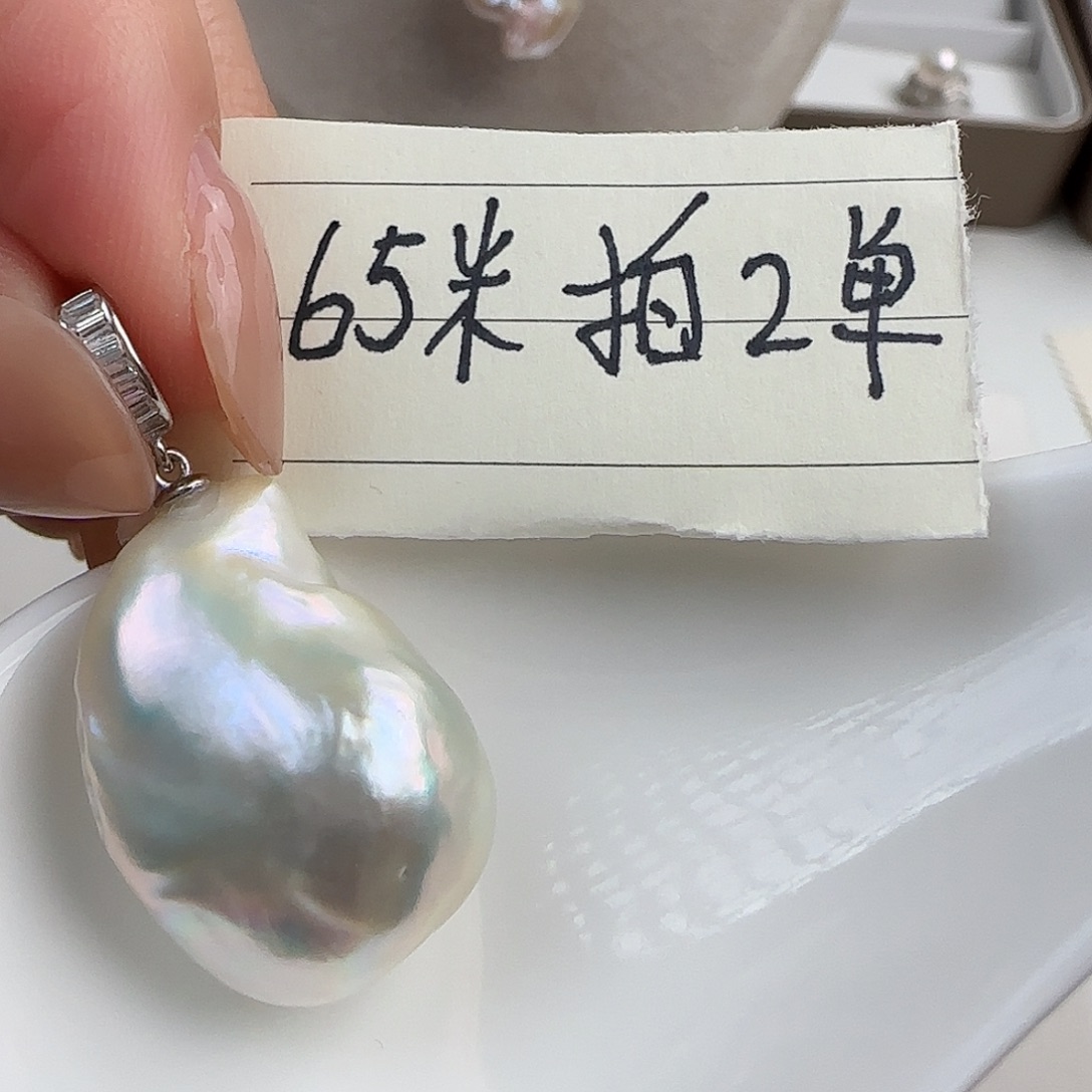 淡水珍珠颈饰银S925镶嵌