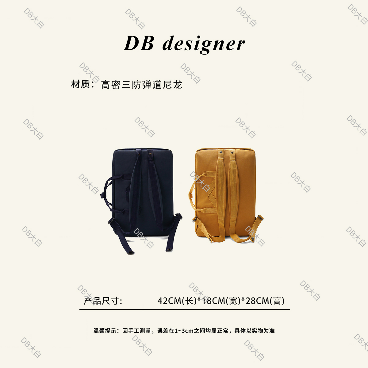 瑞典高端户外旅行通勤行李包双肩包1261