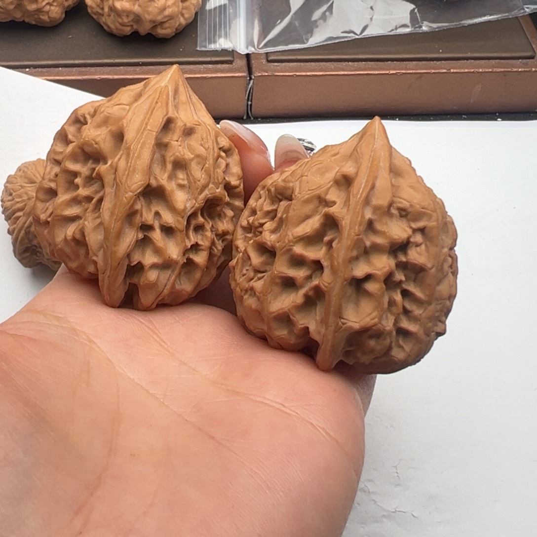 文玩核桃把件火苗45丽