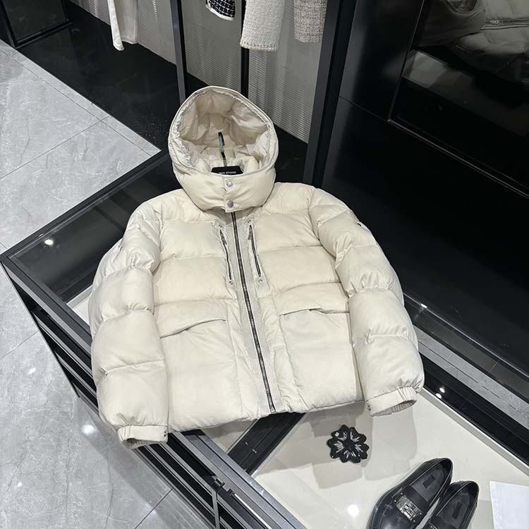 25年秋冬新款 时尚三拉链装饰设计隐藏口袋气质百搭羽绒服-8832