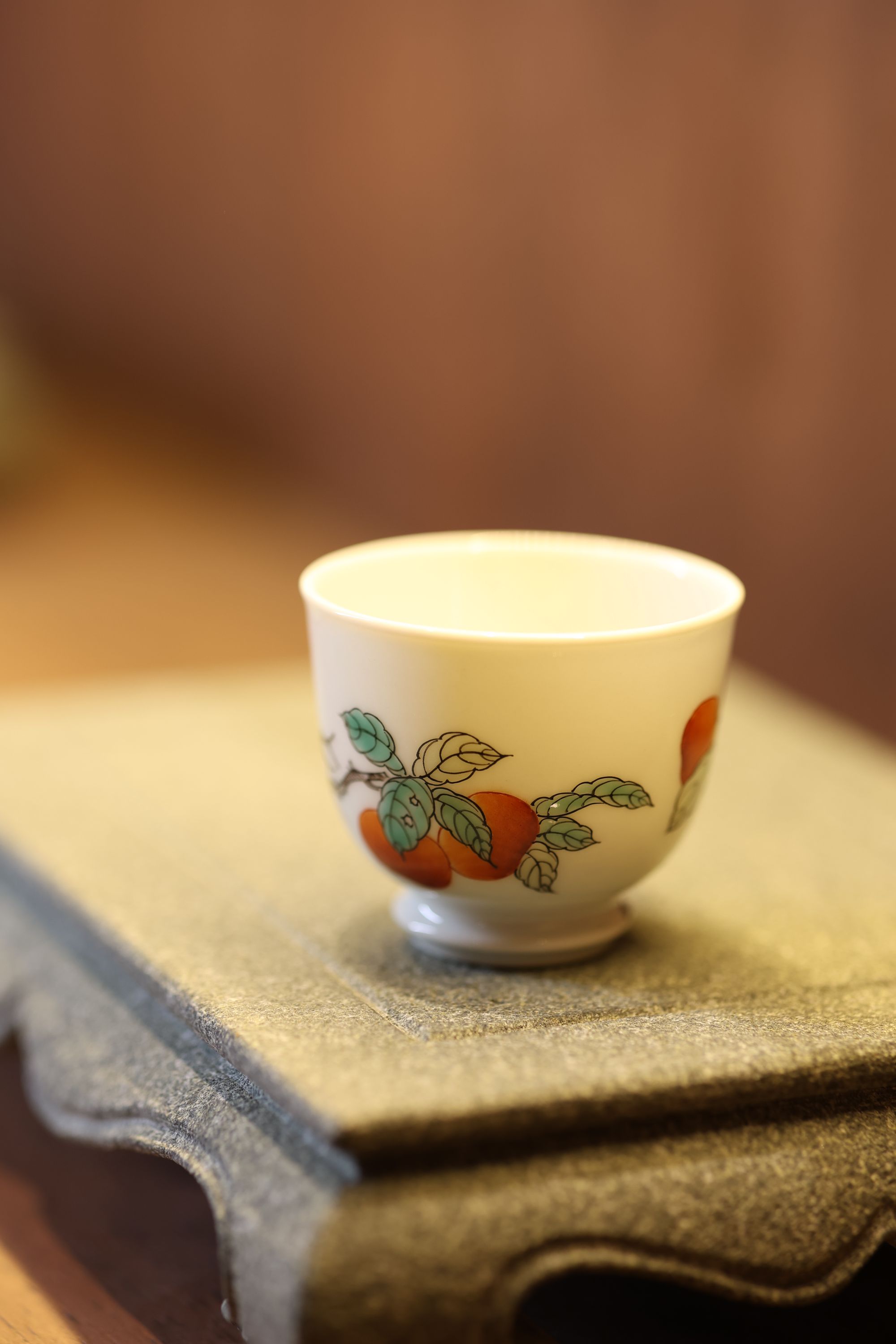 古阅和风·古彩福利杯景德镇陶瓷纯手绘手工