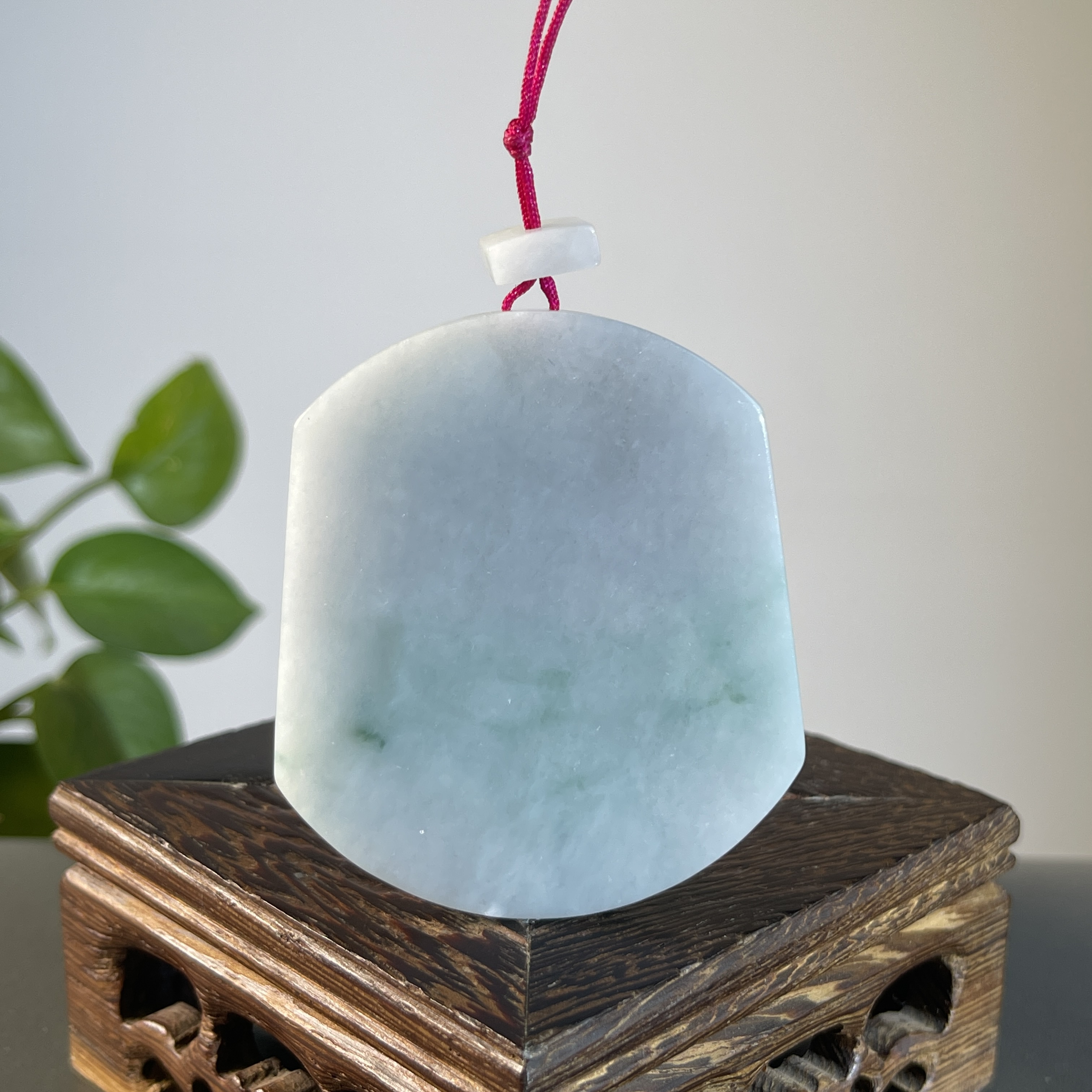 JGB09-019  天然缅甸A货翡翠  无事牌