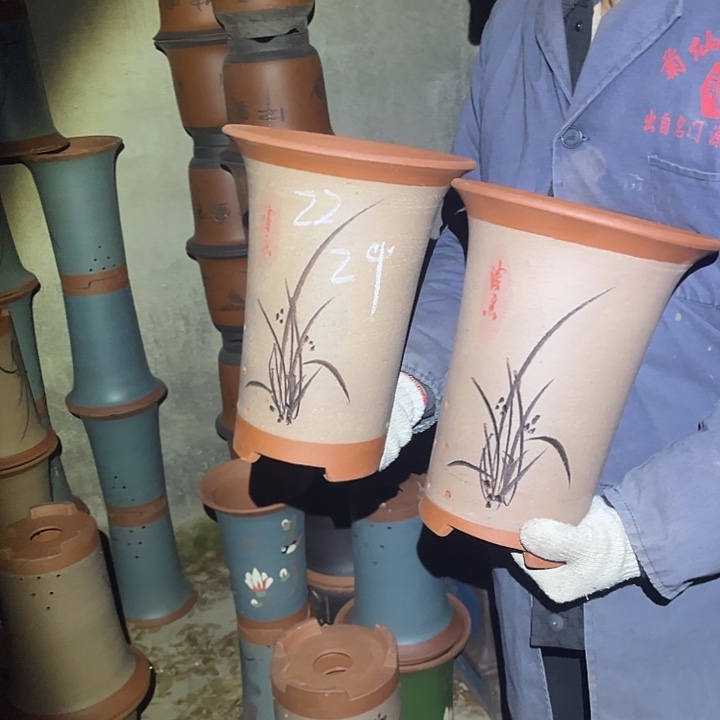 紫砂紫砂花盆也在