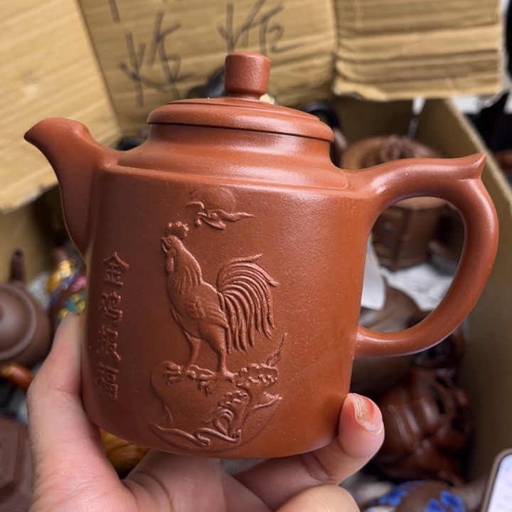 茶壶段泥紫砂壶是