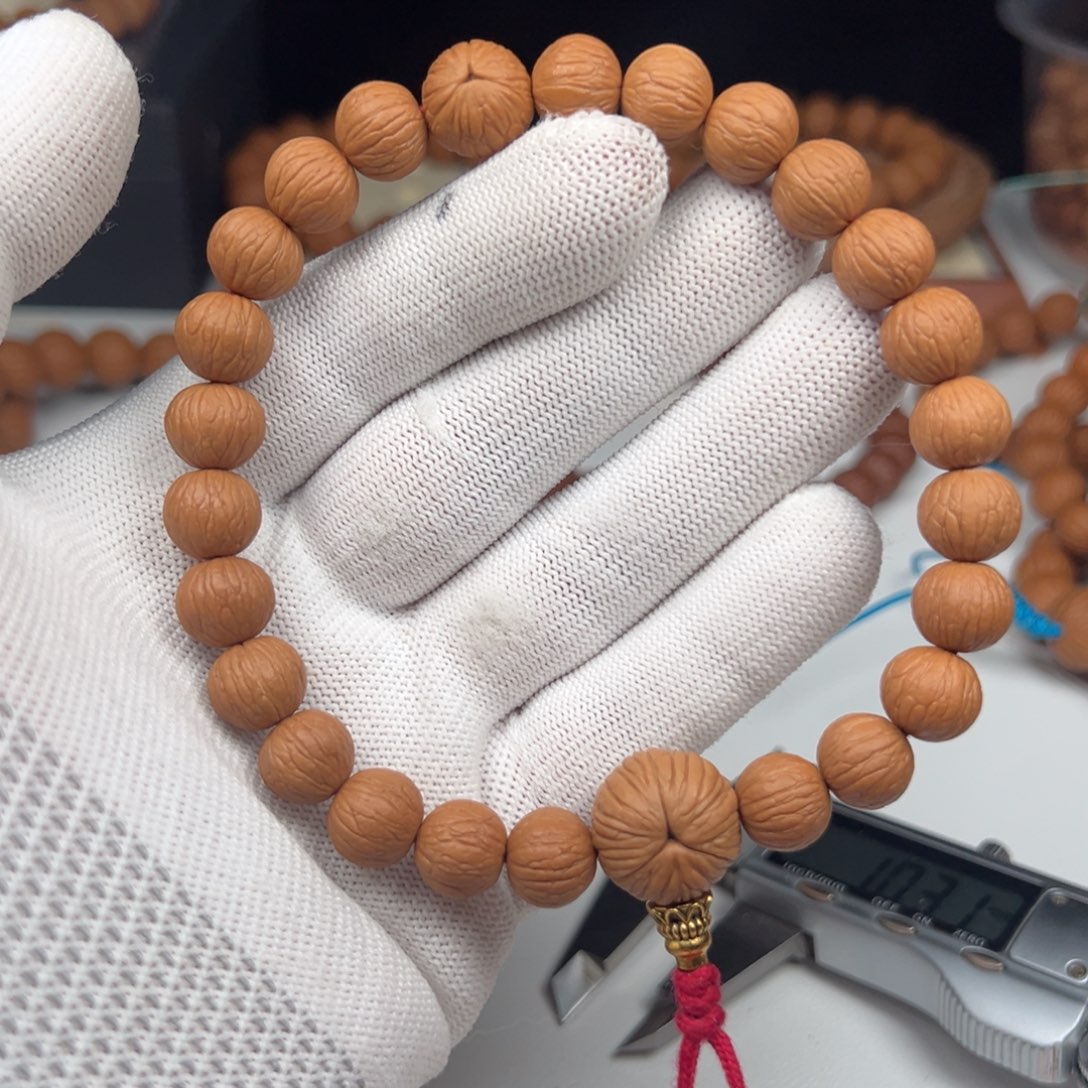 猴头核桃手串小***惫11凤羽三维同尺