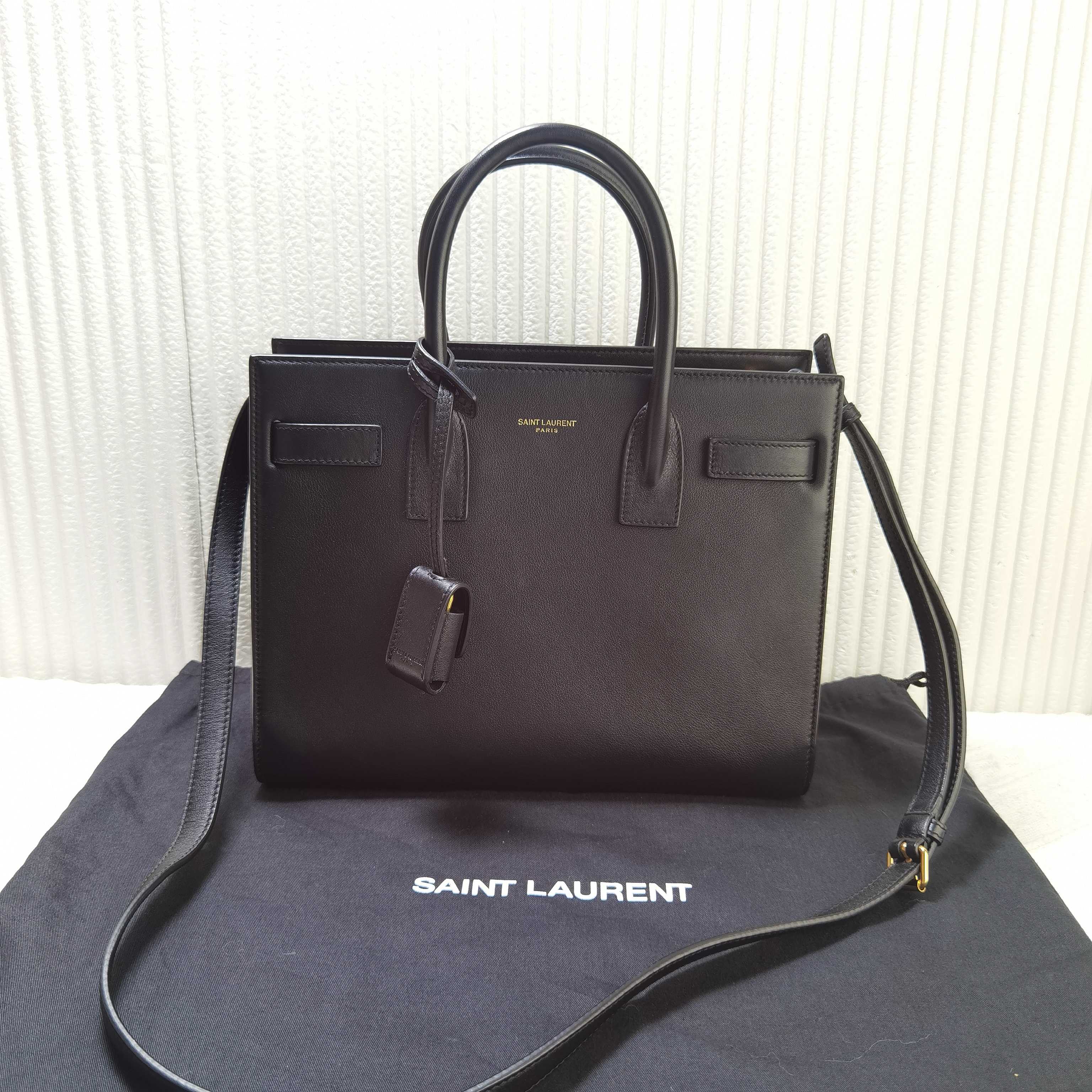95新 YSL/圣罗兰 YSL圣罗兰 sac de jour baby风琴包斜挎包