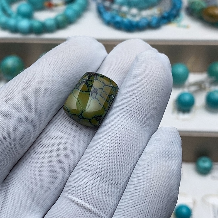 绿松石未镶嵌无事牌